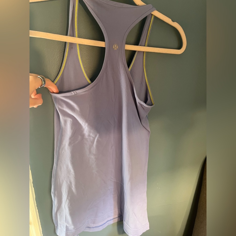 Lululemon Athletic Women's Blueish Lavender Tank Top